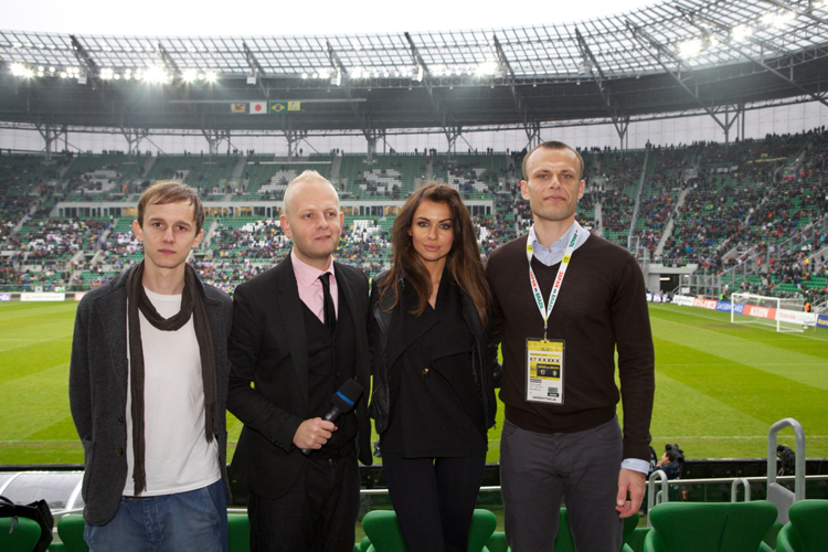 Natalia Siwiec i organizatorzy
